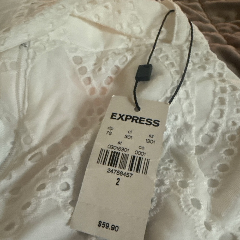 Express White High Waist Women’s Shorts